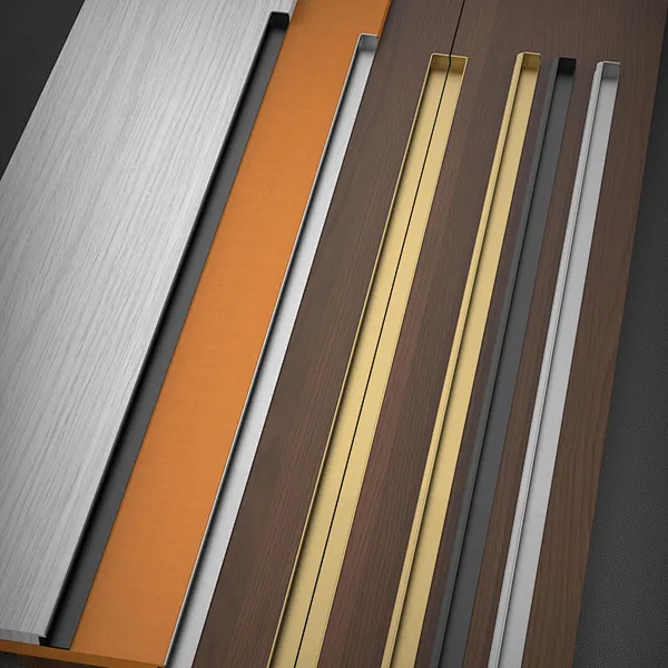 Filta Long Profile Edge Pull Concealed Door Handle hidden hardware handle and